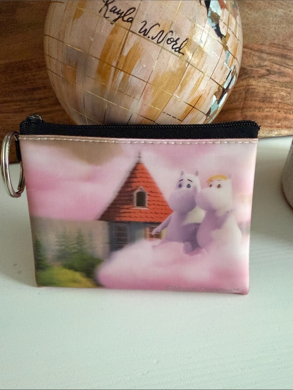 Moomin Cartoon 3D Coin Pouch with Keyring - Picture 5 of 5